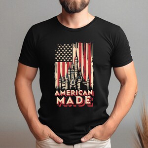 Men's Disney Shirt American Shirt Disney American Made Patriotic Disney Shirt Disney Shirt for Men Men's Disney T-Shirt Mens Patriotic Disney Shirt American Flag Disney Tshirt