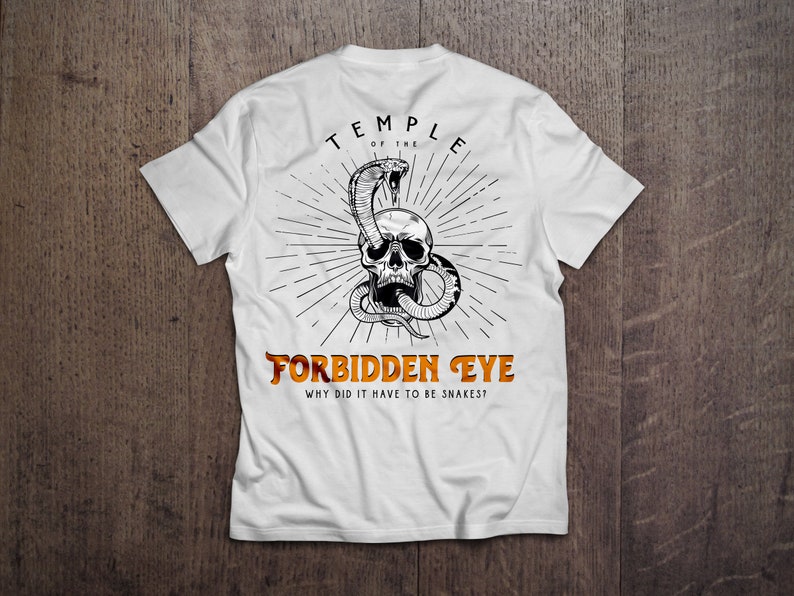 Indiana Jones T-Shirt Disneyland Shirt for Men Indy Shirt for Men Temple of the Forbidden Eye T-Shirt for Men Disneyland Indiana Jones Disney Shirt for Guys Disney Husbands Shirt