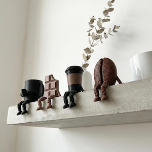 Coffee Lovers Gift, Coffee Decor, Coffeeful Gift, Coffee Corner Decor, Coffee Station Decor, Coffee Shop Shelf Decor, Special Black Series immagine 6