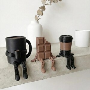 Coffee Lovers Gift, Coffee Decor, Coffeeful Gift, Coffee Corner Decor, Coffee Station Decor, Coffee Shop Shelf Decor, Special Black Series immagine 3
