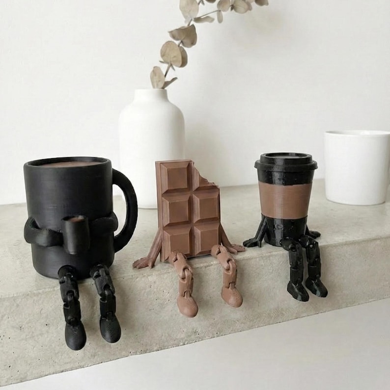 Coffee Lovers Gift, Coffee Decor, Coffeeful Gift, Coffee Corner Decor, Coffee Station Decor, Coffee Shop Shelf Decor, Special Black Series immagine 3