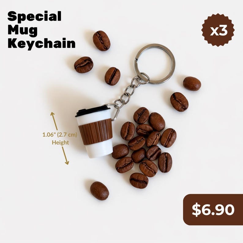 Coffee Lovers Gift Set, Kitchen Decor, Coffee Decor, Coffee Mug Figures, Coffee Gifts, Coffee Bar Decor, Coffee Accessories image 4