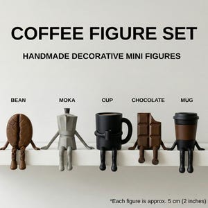 Coffee Lovers Gift, Coffee Decor, Coffeeful Gift, Coffee Corner Decor, Coffee Station Decor, Coffee Shop Shelf Decor, Special Black Series immagine 5