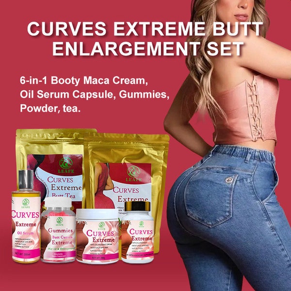 Buttock curves full,  Hips And Buttock Curves,Extreme Butt, Enlargement Cream, Pills Set Bbl Gummies