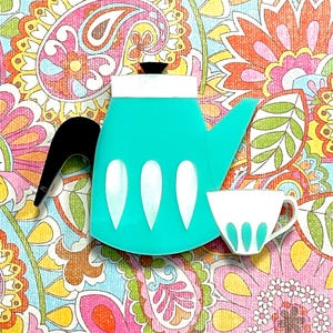 MCM Kitchen Magnet, Coffee Magnet, Atomic Magnet, Retro Magnet