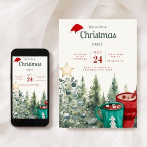 Christmas Party Invitation Template