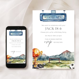 Soccer Invitation Template