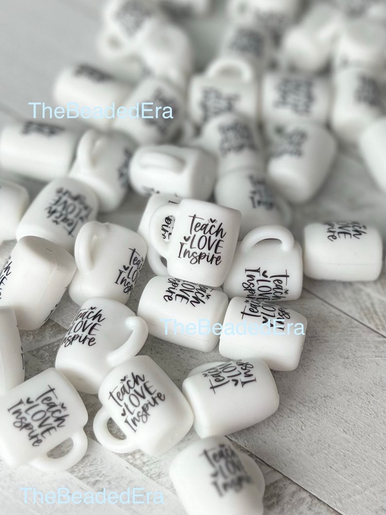 Focal Teacher Beads Coffee Mug Beads Silicone Coffee Mugs Etsy