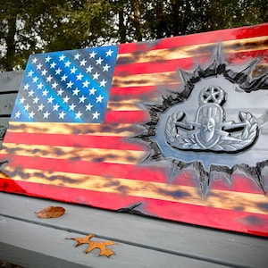 Scorched Master EOD Patch Series American Flag Art - Bomb Squad, Master Crab Wooden American Flag Gift, ETS/PCS Retirements & more.