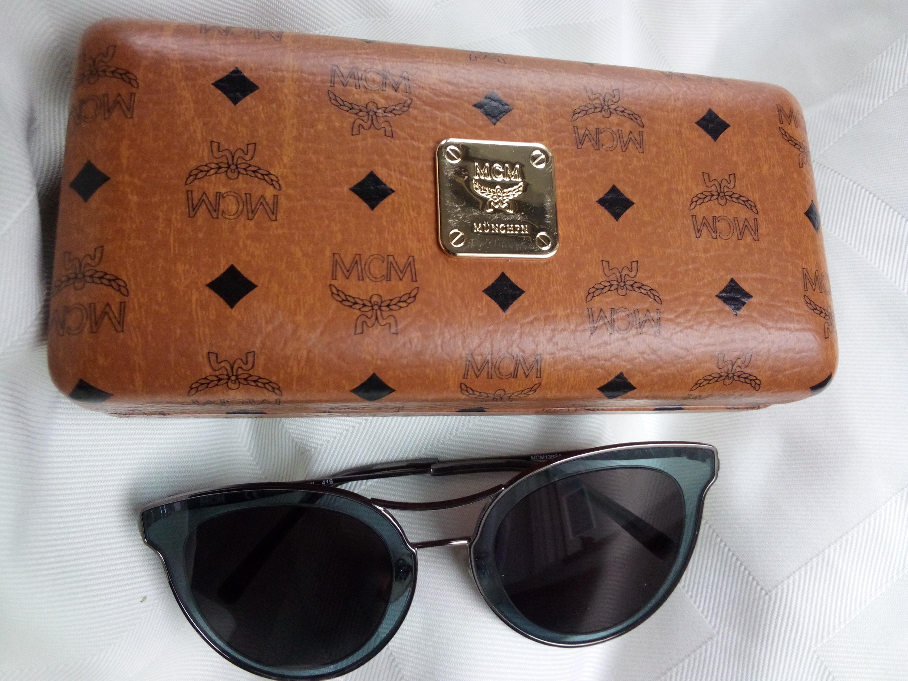 MCM Ladies Sunglasses Never Worn Vintage Blue With Case - Etsy display picture 2
