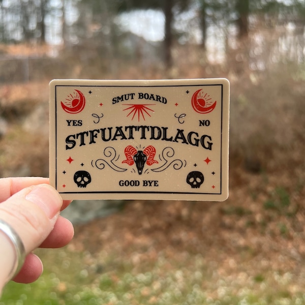 STFUATTDLAGG Smut Board Vinyl Sticker