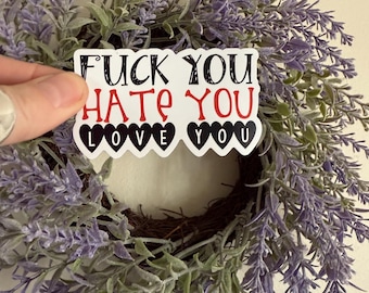 Fck You, Hate You, Love You Magnet