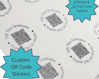 Custom QR Code Stickers: Personalized Payment Stickers, Party Favor