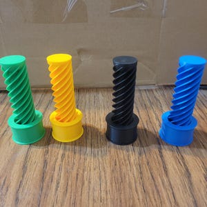 spiral vortex, twisting fidget toy