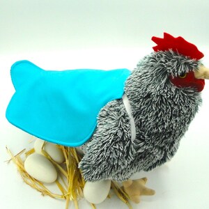 Deluxe Chicken Saddle / Chicken Coat / Rooster Protection - Soft Shell Coat Fabric