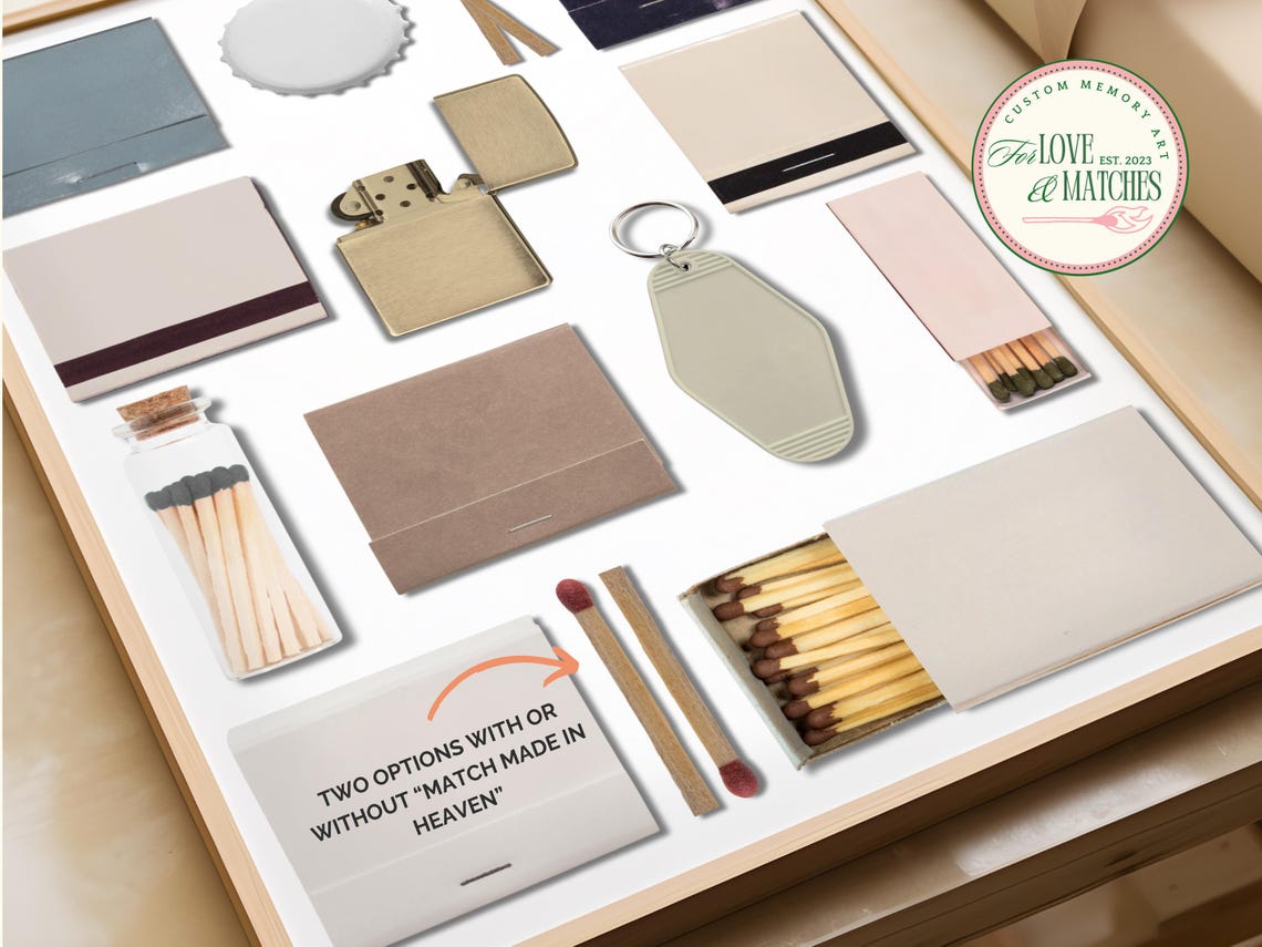 BLANK MATCHBOOK Poster Template Neutral, Digital Download | Custom ...