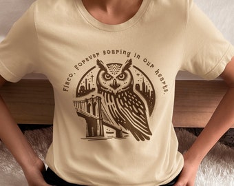 Remembering Flaco: Commemorative Owl Tribute - Unisex Short Sleeve, Owl Lovers, Heartfelt gift, Wildlife Enthusiasts