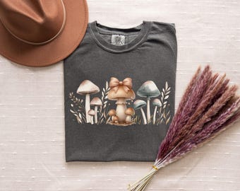 T-shirt champignon champignon : haut Cottagecore Botanical Garden