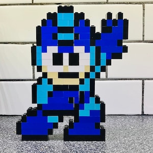 MegaMan Brick Sculpture Fanmade