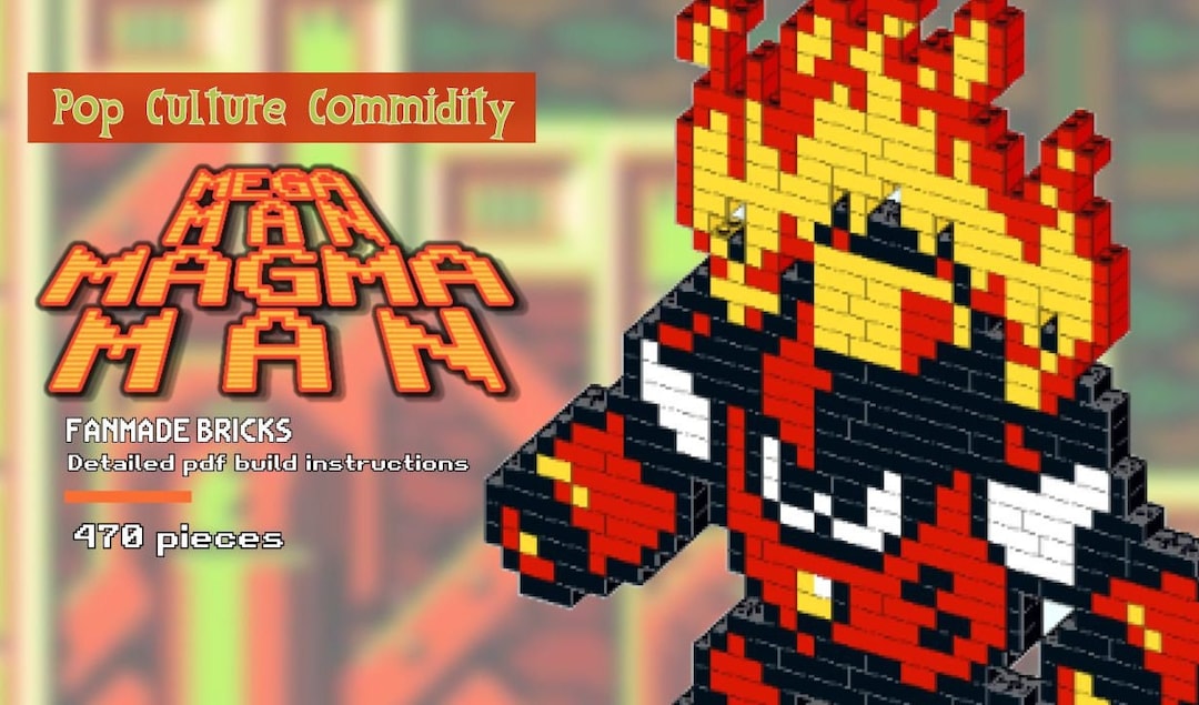 Magma Man (megaman) How-to-build Fan-made - Etsy