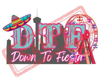 Down To Fiesta San Antonio PNG
