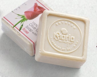 Rose scented natural Olive Oil Soap - rose soap