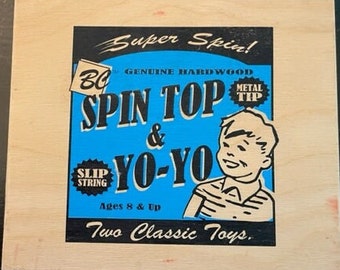 Vintage - Brand New in the Box   Champion Yo-Yo and Top Set - This is the real deal!!