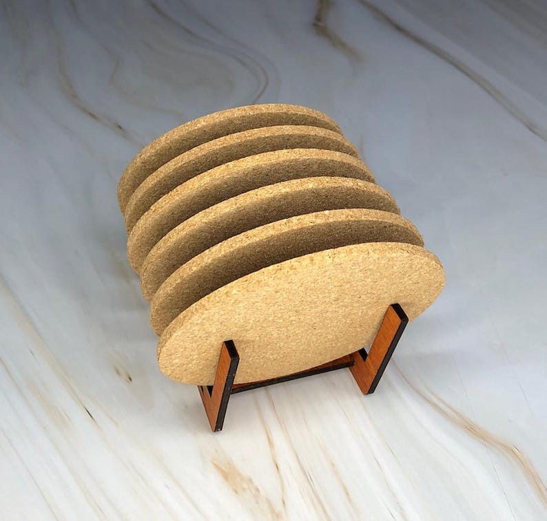 Coaster Display Set Drink Coaster Holder and Display Storage Rack for 6 Drink Coasters - Etsy