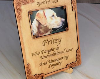 Laser Cut Photo Frame with Stand   ... digital file ...