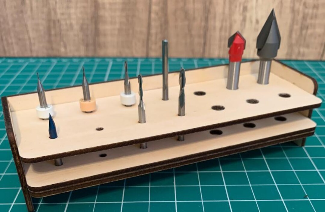 Plastic Router Bit Holder Insert CNC Router Bit Holder - Display. - Etsy