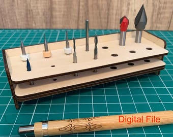 CNC Router Bit Holder display**