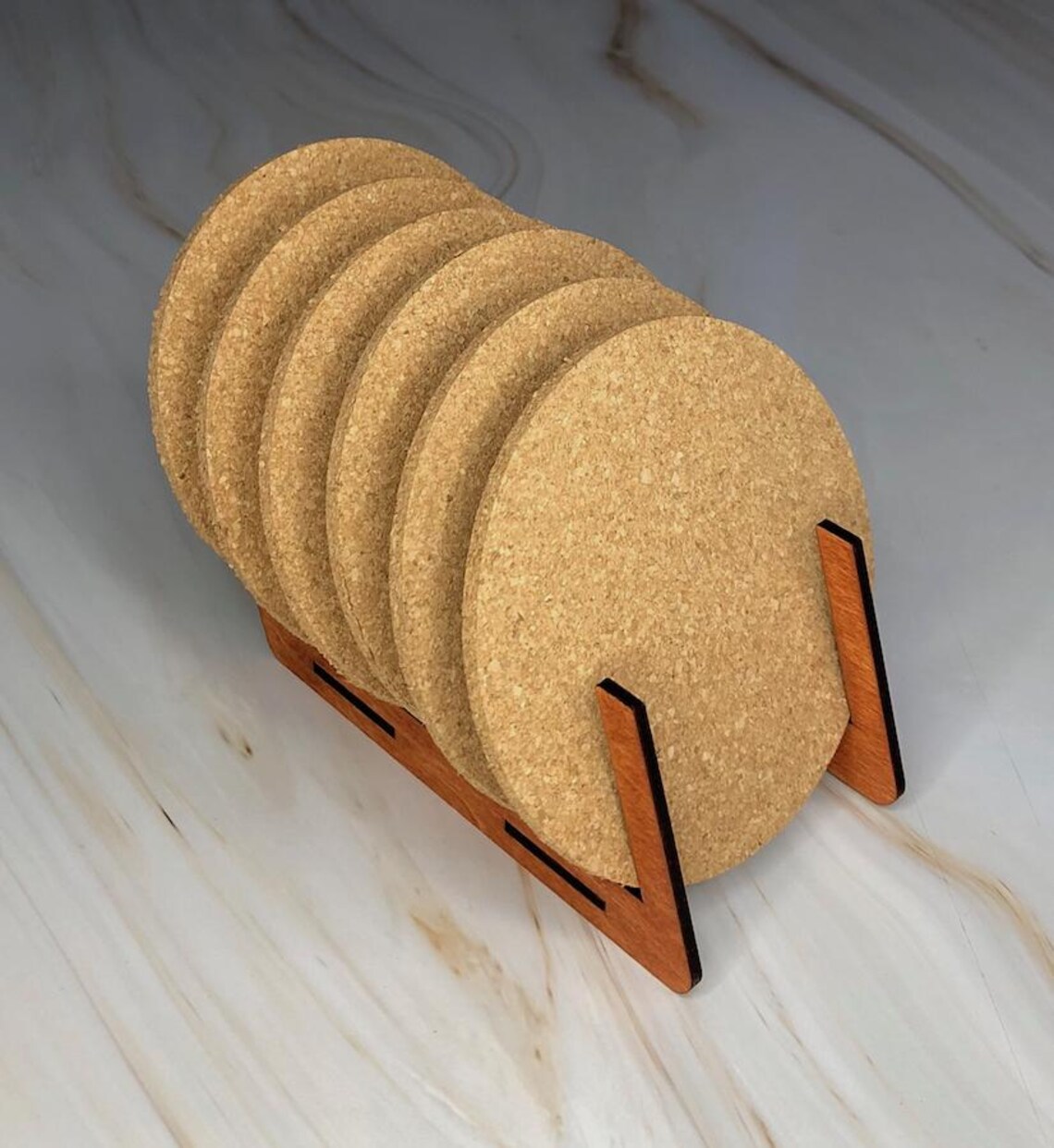 Drink Coaster Holder and Display Storage Rack for 6 Drink Coasters - Etsy