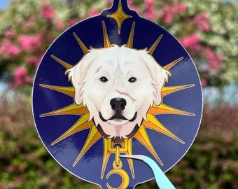 Protector of My Universe - Great Pyrenees/Maremma Sheepdog/Livestock Guardian Dog LGD Glossy Sticker