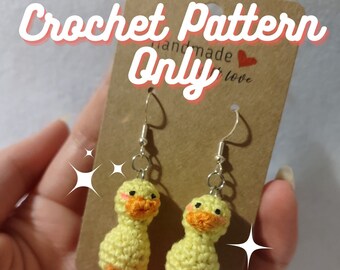 Mini Crochet Derpy Duck Amigurumi Pattern (PDF Pattern)