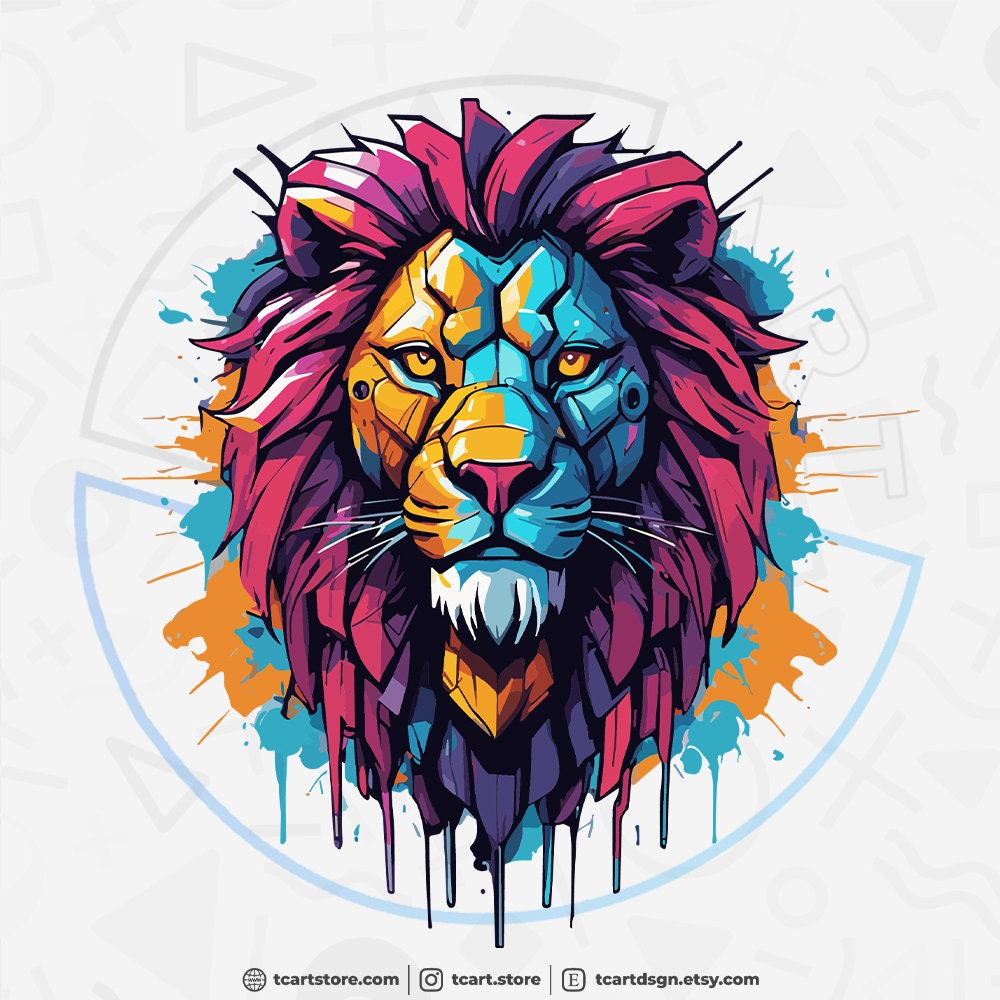 Big Cats Vol.1 T-shirt Design Bundle Suitable for Printing