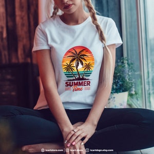 Summer vol.1 T-Shirt Design Bundle Suitable for Printing, Urban Style, 100 High Quality Graphics, Vector Files, Ai, Png, No Background zdjęcie 4