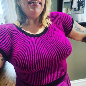 Tart Reversible Sweater Knitting Pattern