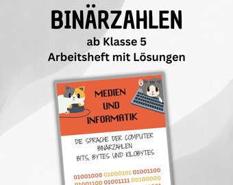 Ciencias de la Computación: Números binarios - Libro de trabajo con soluciones