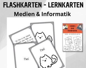 Informática y medios: Tarjetas didácticas - Tarjetas de aprendizaje