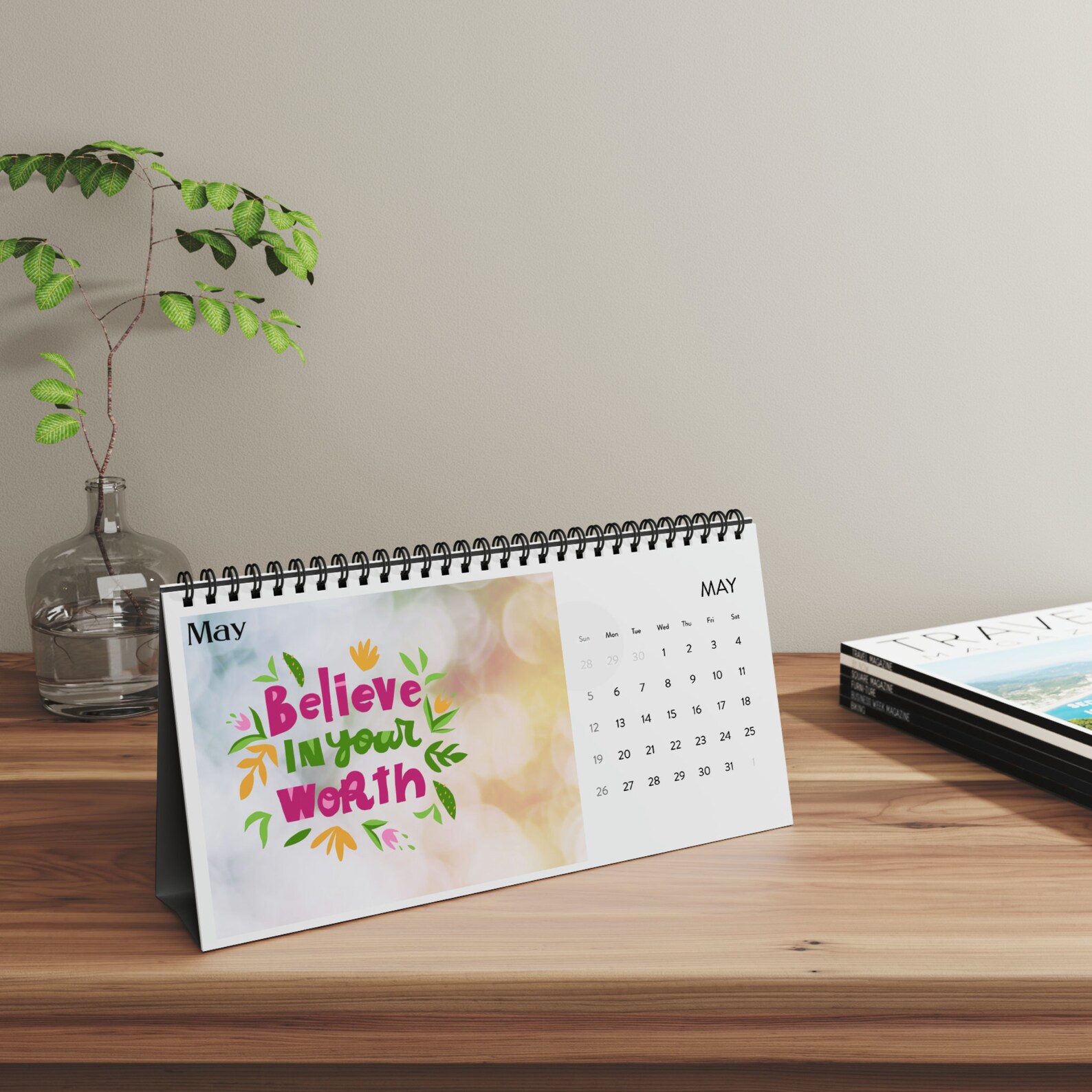 Self Love Calendar 2024 Self Care Cute Calendars Gifts Etsy
