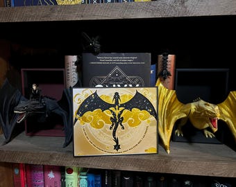Fourth Wing Bookshelf Decor