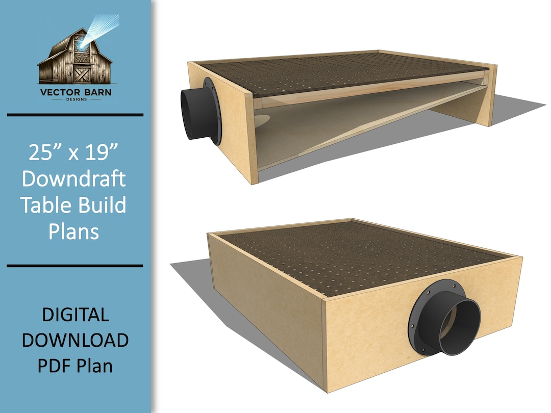 Downdraft Sanding Table Build Plans | DIY Downdraft Plans | Workshop