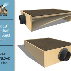 Downdraft Sanding Table Build Plans | DIY Downdraft Plans | Workshop PDF Plans | Woodworking Plans Pdf | Woodworking Pdf Plans | Build Plans