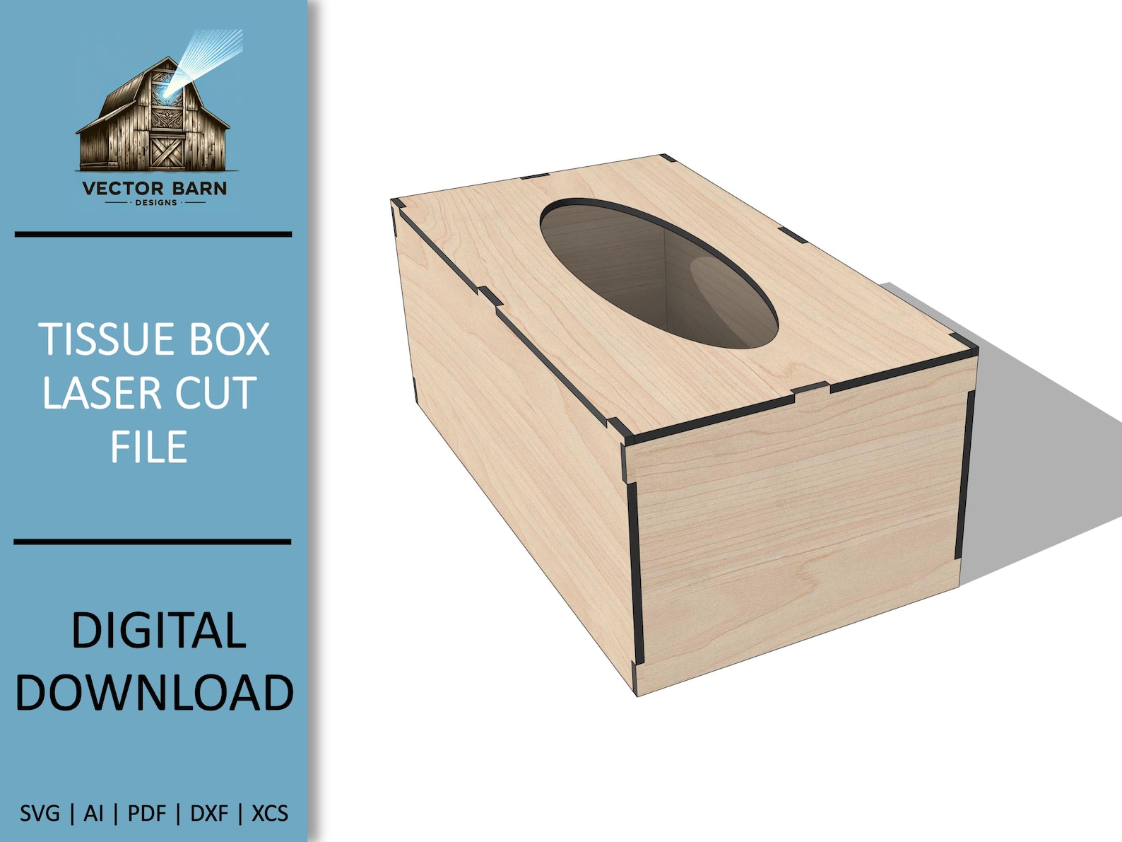 Tissue Box Svg File Tissue Box Cover SVG File, Laser Cut Files, Glowforge Cut Files, Xtool ...