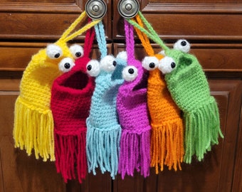 Mini Alien Yip Yips Sesame Street Inspired/Basket, Carry All