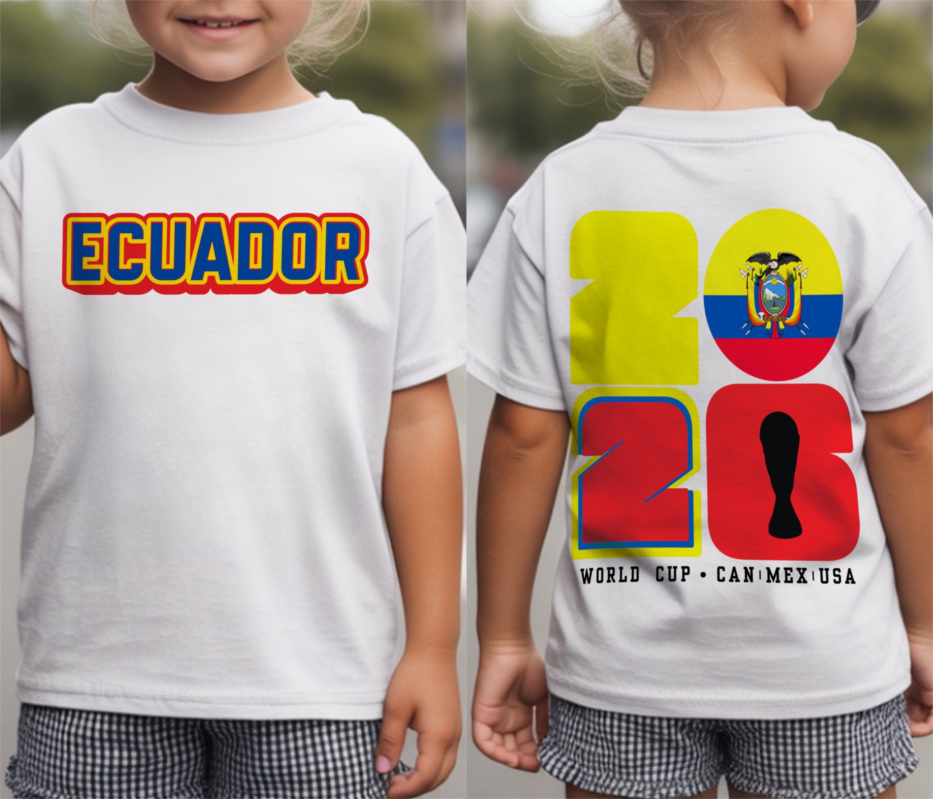 Ecuador World Cup 2026 Toddler Shirt, Kids Soccer Fan Tee, Little ...