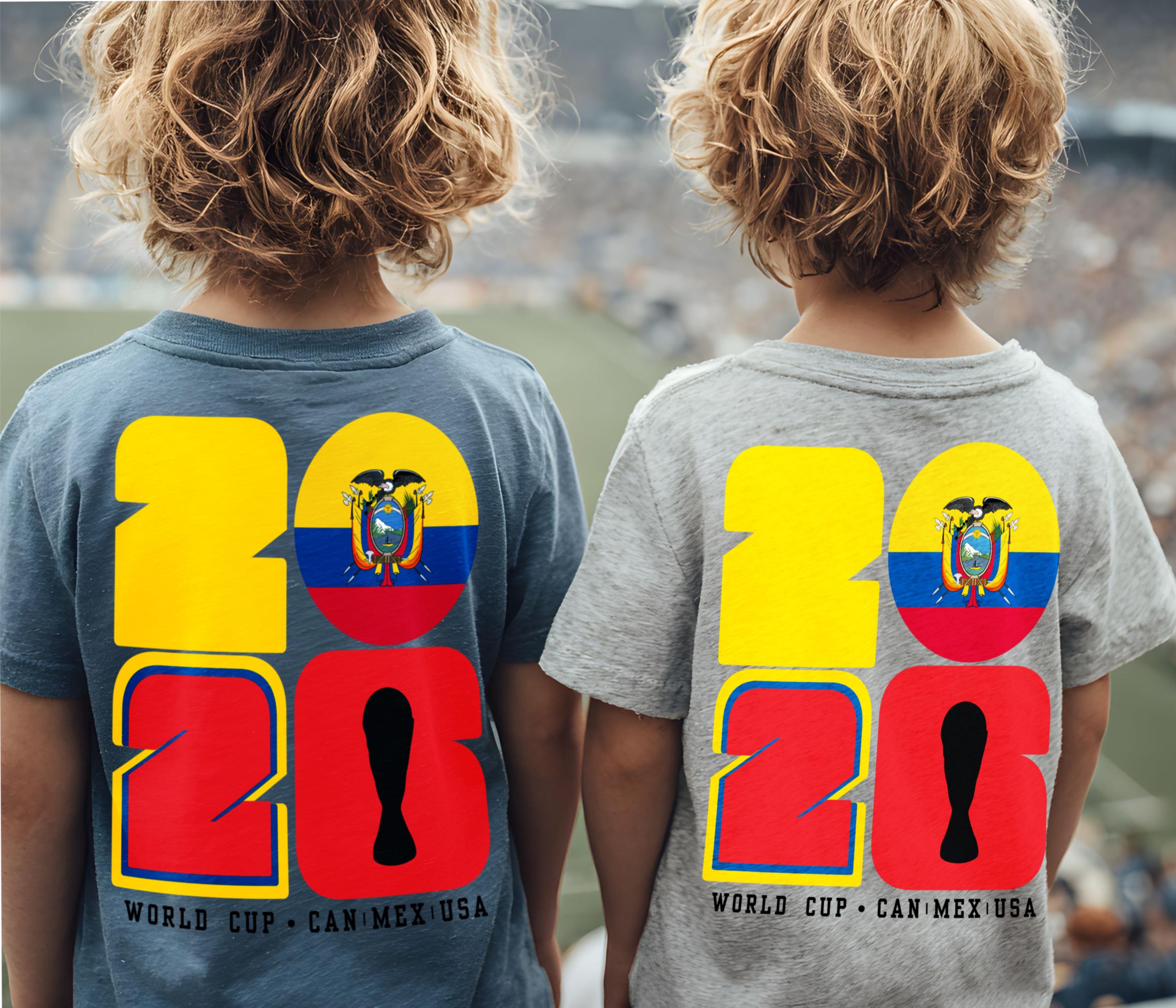 Ecuador World Cup 2026 Toddler Shirt, Kids Soccer Fan Tee, Little ...
