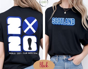 World Cup | Scotland T-Shirt | Graphic Tee | Casual Outfit Top | Gift | Unisex Football Apparel