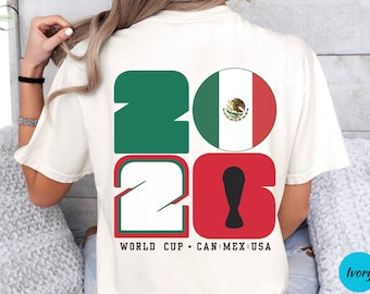 Mexiko Shirt | WM | Personalisiert | T-Shirt | T-Shirt | lässiges Outfit Top | Geschenk | Unisex Fußballbekleidung
