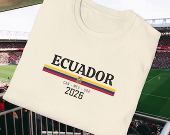 WM | Ecuador T-Shirt | T-Shirt | Mundial | USA | Kanada | Mexiko | Fan Bekleidung